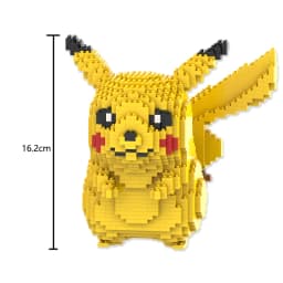Kawaii Pokemon Marowak Lucario Mimikyu Building Block Piplup Mega Rayquaza Charizard Assembled Mini Brick Toy for Christmas Gift