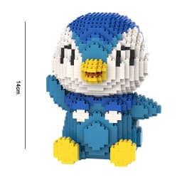Kawaii Pokemon Marowak Lucario Mimikyu Building Block Piplup Mega Rayquaza Charizard Assembled Mini Brick Toy for Christmas Gift