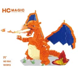 Kawaii Pokemon Marowak Lucario Mimikyu Building Block Piplup Mega Rayquaza Charizard Assembled Mini Brick Toy for Christmas Gift