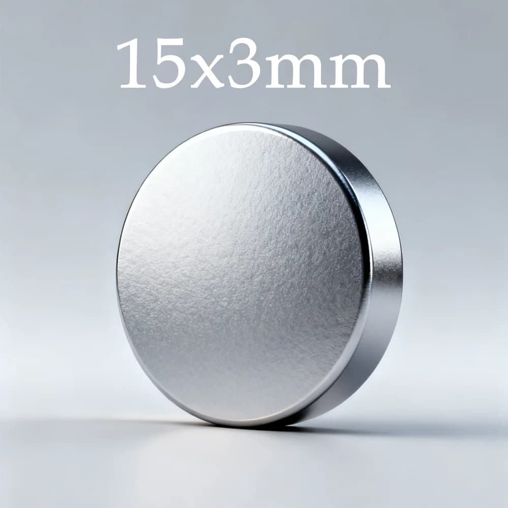 15x3mm Circular Strong Magnet Suitable for Photo Walls Bathroom Accessories Homes, Cabinet Doors, Christmas DIY, Graffiti Crafts