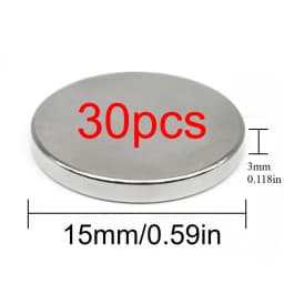 15x3mm Circular Strong Magnet Suitable for Photo Walls Bathroom Accessories Homes, Cabinet Doors, Christmas DIY, Graffiti Crafts
