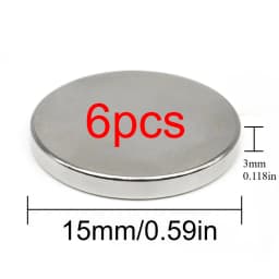 15x3mm Circular Strong Magnet Suitable for Photo Walls Bathroom Accessories Homes, Cabinet Doors, Christmas DIY, Graffiti Crafts