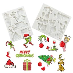 Christmas Tree Box Reindeer Silicone Cake Baking Mold Sugarcraft Chocolate Cupcake Mould Fondant Cake Decorating Tools
