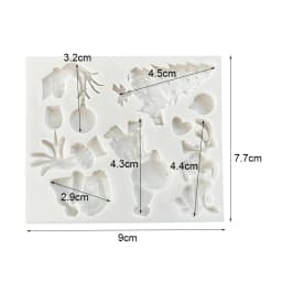 Christmas Tree Box Reindeer Silicone Cake Baking Mold Sugarcraft Chocolate Cupcake Mould Fondant Cake Decorating Tools