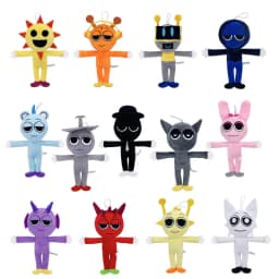 Sprunki Plush Toys Sprunki Plushie Doll Singers Oren Wenda Game Cartoon Stuffed Pillow Kids Birthday Christmas Gifts