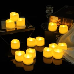 24~1PCS 2 Types Flameless Led Candle Lights Simulated Electric Candle Wedding Christmas Halloween Party Festival Decoration