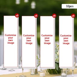 32pcs Custom Bookmarks Set, Personalized Image Design, Wedding & Home Decor, Christmas Gift, Affordable Luxury, Ideal