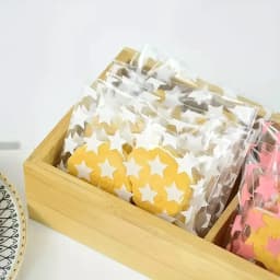 50/100PCS Star Self-adhesive Bag Candy Cookie Bag DIY Card Jewelry Self Adhesive Christmas New Year Gift Packaging Bag
