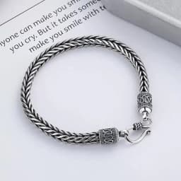 925 Silver Bracelet Retro Men Classics for Man Woman Fine Jewelry Wedding Noble Chain Party Christmas Gifts Party