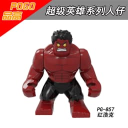 Marvel superhero building blocks, Spider Man Venom, Red Hulk, assembled doll toy anime characters, birthday and Christmas gifts