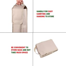 Durable Oxford Cloth Gift Wrap Storage Bag Christmas Gift Organizer with Multiple Pockets for Crafts,Posters Wrapping Paper Hold