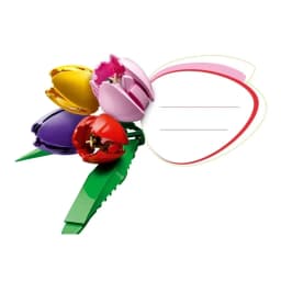 New product plant tulip  bouquet decoration Christmas birthday gift DIY home decoration gift assembling building blocks