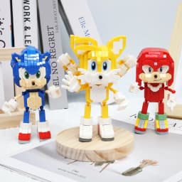 building blocks  particle cartoon kawai desktop ornaments Halloween birthday gifts Christmas toys Cuddly toy Dinosaur Puzzle