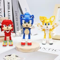 building blocks  particle cartoon kawai desktop ornaments Halloween birthday gifts Christmas toys Cuddly toy Dinosaur Puzzle