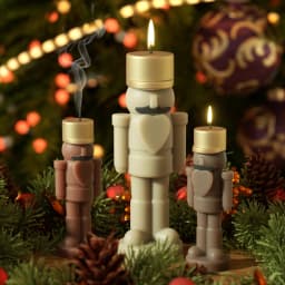 Nicole Nutcracker Silicone Molds Candles Christmas Aromatherapy Candle Mould DIY Candle Making Supplies