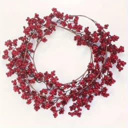 1pc Artificial Cranberry Vine, Christmas Suitable for Dining Table, New Year Celebration, Engagement Party Decor