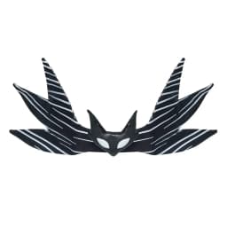Jack Bow Tie Big Black Stripe Necktie Christmas Halloween Cosplay Props Accessories 1pcs Takerlama