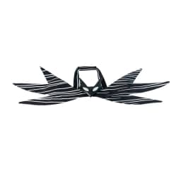 Jack Bow Tie Big Black Stripe Necktie Christmas Halloween Cosplay Props Accessories 1pcs Takerlama