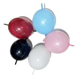 10/50Pcs Link Balloons Macaron Colorful Latex Air 6/12inch Tail Linking Balloons for Christmas Wedding Birthday Party Decoration