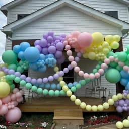 10/50Pcs Link Balloons Macaron Colorful Latex Air 6/12inch Tail Linking Balloons for Christmas Wedding Birthday Party Decoration