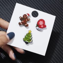 3pcs/set Merry Christmas Brooches Christmas Socks Christmas Tree Elk Enamel Badge Small Brooch Women Fashion Party Jewelry Gifts