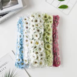 60Pcs Silk Cherry Christmas Decorations Home Stamen Mini Bouquet Wedding Diy Garland Artificial Flowers for Scrapbooking Crafts
