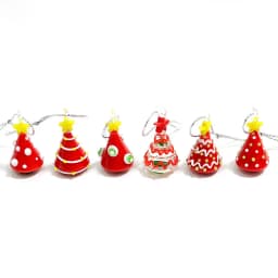 Mini Handmade Glass Christmas Tree Art Figurines Ornaments Colorful High Grade Cute Pendant Xmas Hanging Decor Charm Accessories