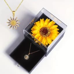 Sunflower necklace Party gift set Mother's Day, Nurses' Day, Thanksgiving, Christmas, fall gifts, anniversaries graduation gifts