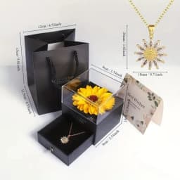 Sunflower necklace Party gift set Mother's Day, Nurses' Day, Thanksgiving, Christmas, fall gifts, anniversaries graduation gifts
