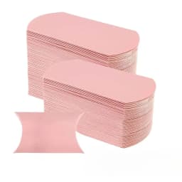 50/100PCS Pink Pillow Paper Box Kraft Paper Candy Jewelry Wedding Birthday Party Christmas Halloween Gift Packaging Boxes