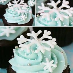3PCS/set Cookie Plunger Cutters Snowflake Gear Patterns for Christmas Biscuits Fondant Sugarcraft Decor Cake Baking Molds