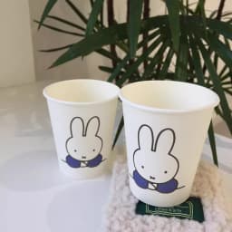 Cute Miffy Kawaii Cartoon Ins Paper Cup Thickening 250ml High Temperature Resistance Disposable Cups Christmas Gift