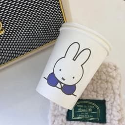 Cute Miffy Kawaii Cartoon Ins Paper Cup Thickening 250ml High Temperature Resistance Disposable Cups Christmas Gift