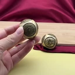 Rotating Six-Faced Chinese Lucky Coin Spinner Fidget Toy Stress Anxiety Relief Sensory Focus Tool For Birthday Christmas Gift