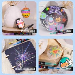 12-120 Colors Acrylic Paint Pens Markers Brush Tip Paint Markers For Rock Painting Wood Canvas Stone,Christmas Gift DIY Crafts
