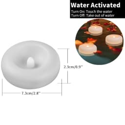 24/48 Pack Flameless Votive Candles Electric Battery Operated LED Tea Lights Fake Candle Warm White for Wedding Table Christmas