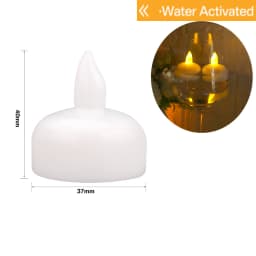 24/48 Pack Flameless Votive Candles Electric Battery Operated LED Tea Lights Fake Candle Warm White for Wedding Table Christmas
