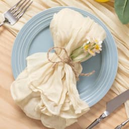6pcs Cheesecloth Gauze Napkin Sage Green Table Placemat Setting Dining Wedding Party Banquet Christmas Banquets Table Cake Decor
