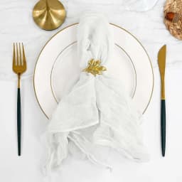 6pcs Cheesecloth Gauze Napkin Sage Green Table Placemat Setting Dining Wedding Party Banquet Christmas Banquets Table Cake Decor