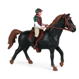 DIY Horse Race Model Horseman Farm Animal Figurines Action & Toy Figures ABS Emulation Toys for Children Christmas Birthday Gift