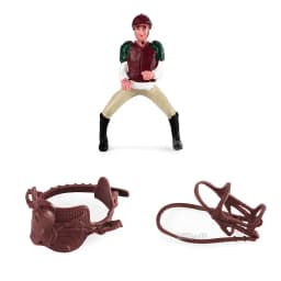 DIY Horse Race Model Horseman Farm Animal Figurines Action & Toy Figures ABS Emulation Toys for Children Christmas Birthday Gift