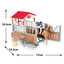 DIY Horse Race Model Horseman Farm Animal Figurines Action & Toy Figures ABS Emulation Toys for Children Christmas Birthday Gift