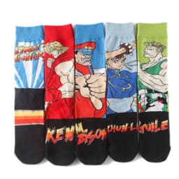 Christmas Warmth Autumn Winter Cotton Socks Anime Japan Game Street Fighter Medium Stockings Ryu Ken CHUN LI GUILE BLANKA ZANGIE