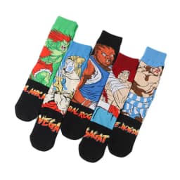 Christmas Warmth Autumn Winter Cotton Socks Anime Japan Game Street Fighter Medium Stockings Ryu Ken CHUN LI GUILE BLANKA ZANGIE
