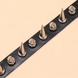 1pc Punk Gothic Necklace Rivet Choker Y2K For Men Women New Year Christmas Party Birthday Valentine's Day Lovers Gifts