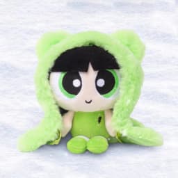 Genuine Powerpuff-Girls Plush Cape Doll Kawayii Blossom Bubbles Buttercup Cartoon Backpack Decorative Dolls Toys Christmas Gifts