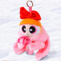 Genuine Powerpuff-Girls Plush Cape Doll Kawayii Blossom Bubbles Buttercup Cartoon Backpack Decorative Dolls Toys Christmas Gifts