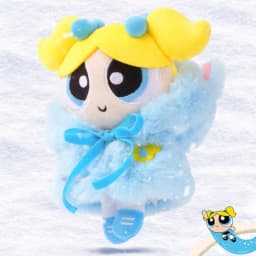 Genuine Powerpuff-Girls Plush Cape Doll Kawayii Blossom Bubbles Buttercup Cartoon Backpack Decorative Dolls Toys Christmas Gifts