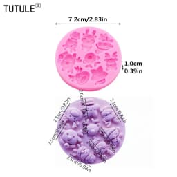 Christmas Little Bell Mold Christmas Series Fondant Sugar Cupcake Craft Silicone Molds Drop Glue Decorative Epoxy Resin Mold