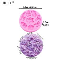 Christmas Little Bell Mold Christmas Series Fondant Sugar Cupcake Craft Silicone Molds Drop Glue Decorative Epoxy Resin Mold